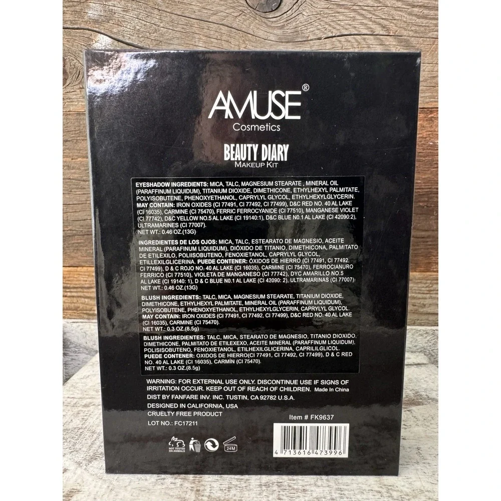 Amuse Cosmetics Beauty Diary Makeup Kit‎ | Neutrals Palette